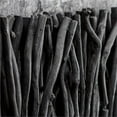 thumbnail image 4 of Bowery Hill Gathered Teak 49x19" Contemporary Wood Wall Decor in Black, 4 of 8