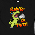 thumbnail image 4 of Inktastic Rawr I'm Two Dinosaur Boys or Girls Baby T-Shirt, 4 of 5