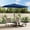 Azure, variant on vidaXL Garden Parasol Anthracite Polyester 118.1 x 78.7 in Tiltable