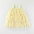 thumbnail image 3 of Hiijoy Infant Girls Floral Tutu Dress Sleeveless Sunflower Tulle Dress, Sizes 12M-5T, 3 of 3