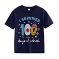 thumbnail image 6 of UACY 100 Days of School Shirt for Kids Boys Girls Funny 100th Day of School Toddler Graphic Short Sleeve T-Shirt, 6 of 6