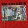 thumbnail image 2 of Where The Wild Things are Cover Art Women's T Shirt, Red, Large, 2 of 6