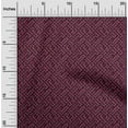 thumbnail image 2 of oneOone Tissu Georgette Viscose Magenta Foncé Abstrait pour Robe Tissu Imprimé au Mètre 42 Pouces de Large, 2 of 4