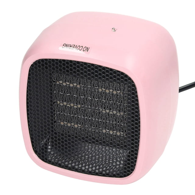 Electric Desktop Heater, Safe EU Plug 220V PTC Ceramic Heating Overheat Protection Desk Space Heater For Dormitory For Bedroom White,Pink,Green