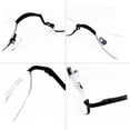 thumbnail image 5 of Viseng Half Frame Reading Glasses for Women Men Slim Half Moon Lens Readers Metal Semi Rimless Eyewear, 5 of 5