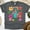 Dark Heather, variant on Tropical Sea Turtle T-Shirt for Women, Floral Ocean Hawaiian Vibes Graphic Tee, White, Size L
