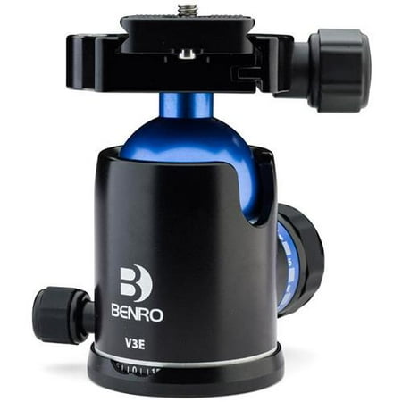 Triple Action Head - Benro V3E Triple Action Ballhead with PU60 Plate