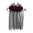 thumbnail image 1 of Diadema con velo para Halloween Yuyangstore accesorio decorativo para El pelo disfrazarse estilo gótico, 1 of 8