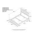 thumbnail image 5 of Richmond Traditional Bed with Matching Foot Board in, Multiple Colors and Sizes, 5 of 5