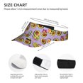 thumbnail image 3 of Daiia Cartoon Avocados Pattern Sport Sun Visor Hats Visor Cap Adjustable Empty Top Baseball Cap Cotton Ball Caps for Women and Men, 3 of 7