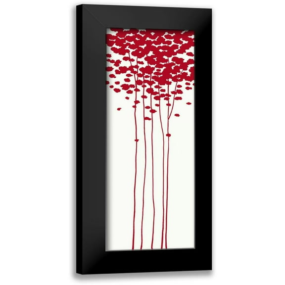 Sakai, Takashi 8x14 Black Modern Framed Museum Art Print Titled - Summers Bounty I