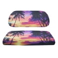 thumbnail image 2 of Pzuqiu Golf Cart Seat Covers Comfortable Polyester, Compatible with Outdoor Golf Carts, for Club Car Precedent Seat Ezgo Golf Cart, Palm Sunset, 2 of 10