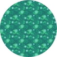 thumbnail image 1 of Ahgly Company Machine Washable Indoor Round Transitional Medium Spring Green Area Rugs, 6' Round, 1 of 7