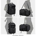 thumbnail image 3 of WITZMAN Carry On Travel Backpack for Men Convertible Nylon Backpack 3 in 1 Bag fit 17 Inch Laptop for Airplane 45L,B688 Black, 3 of 12