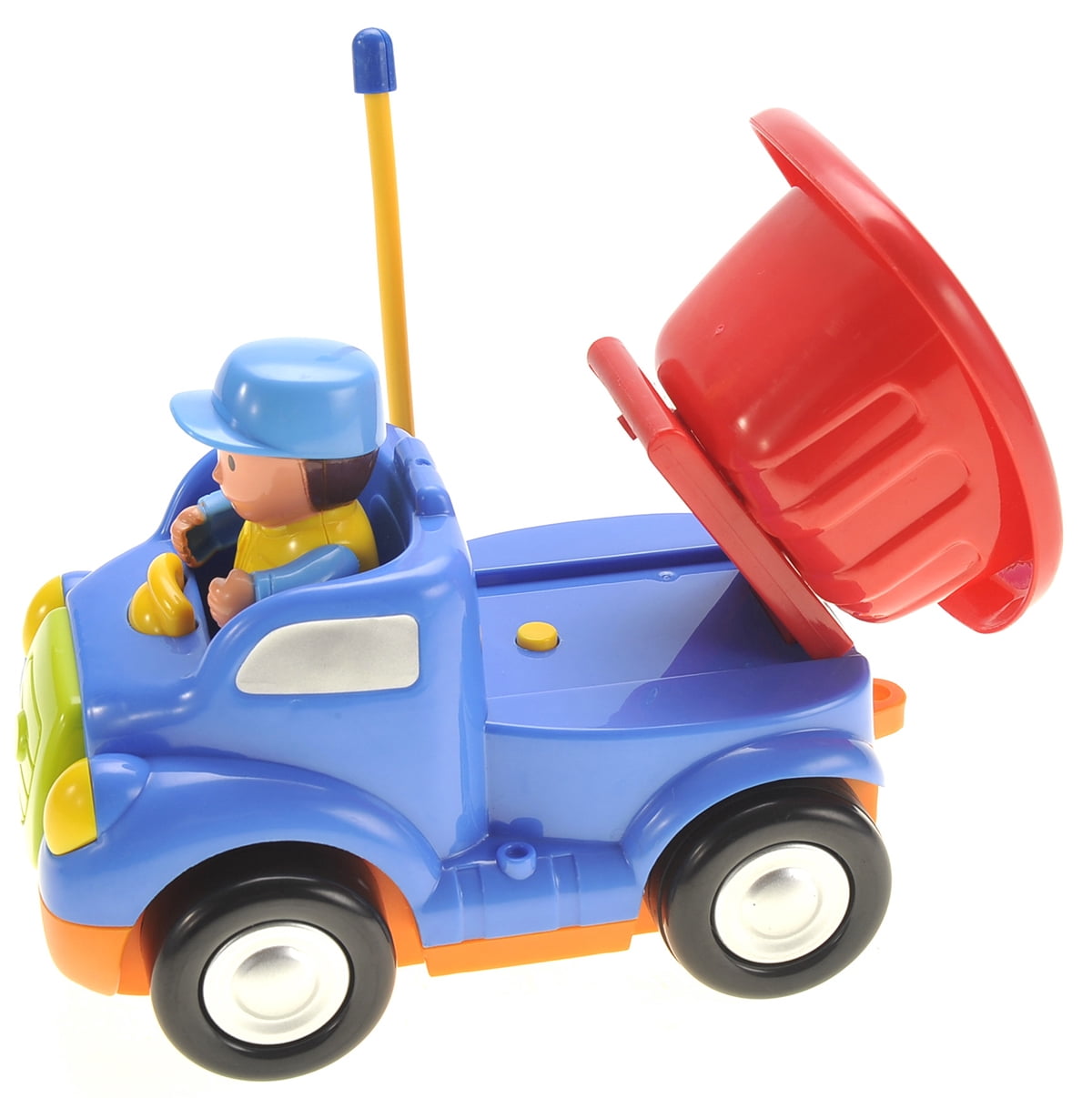 Cartoon Wireless Remote Controlled RC Construction Car for Kids (Blue) MC12DR