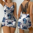 thumbnail image 4 of Vestido de encaje para mujer, falda de pijama con lazo de superficie de satén con puntada de Disney, minivestido Sexy de fiesta con Espalda descubierta, 2024, 4 of 5