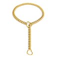 thumbnail image 2 of Golden Gothic Link Heart Pendant Necklace Adjustable Fashion Jewelry, 2 of 10
