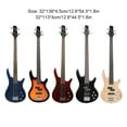 thumbnail image 4 of VONKY Electric Bass Exquisite Guitar Solid Wood Fingerboard Stringed Guitars Pickup Musical Instrument Music Accessories As Shown, 4 of 6