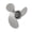 Clear, variant on 6-9.9HP Aluminum Alloy Propeller, Marine Outboard Propeller ,Rust Prevention