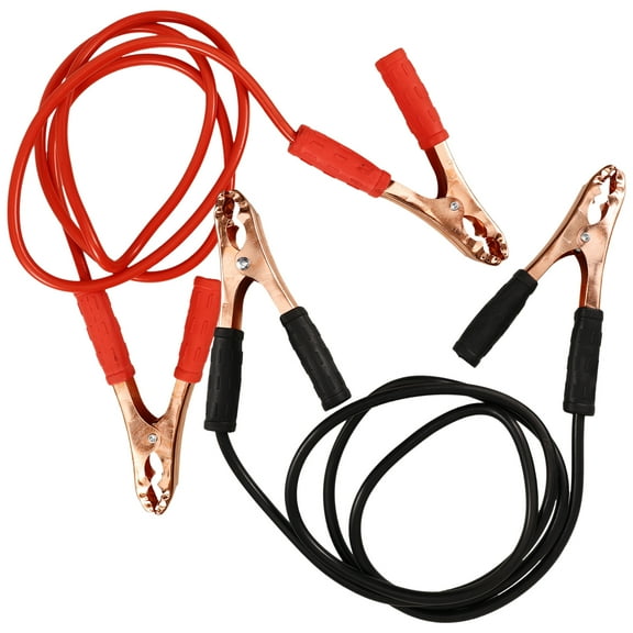 2 Pcs Car Hitch Car Jump Starter Cable Portable Clamp Jumper Cables with Battery Clip Automotive Starter Clamp