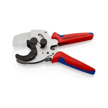 UPC: 0843221014438 | Knipex Plastic Pipe Cutter Ratchet 1-9/16 Cap 90 25 40