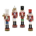 thumbnail image 2 of 4Pcs Christmas Nutcracker Figures Collectible Nutcracker for Holiday Desktop Style B, 2 of 8