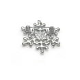 thumbnail image 1 of Broche Mode Épingle Cristal Strass Grand Flocon de Neige Thème Hiver, 1 of 5