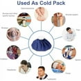 thumbnail image 2 of Tamaño de 6 pulgadas, bolsa de hielo reutilizable para lesiones azules, bolsa de agua caliente para terapia de frío y calor y alivio del dolor con cubierta, bolsa de hielo elástica transpirable sin fugas. Sincero Electrónica, 2 of 5