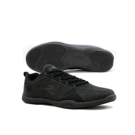 

zephz Womens Thunder Black Cheerleading Shoe 7