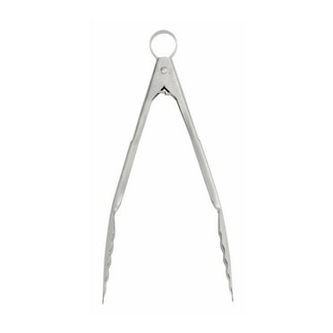 Cuisipro 9.5-inch Stainless Steel Locking Tongs