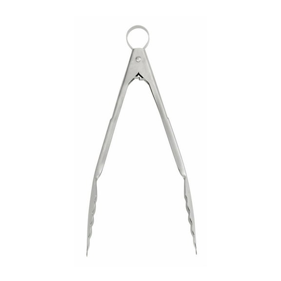 Cuisipro 9.5-Inch Stainless Steel Locking Tongs