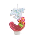 thumbnail image 1 of Goleeg Pink Flower Birthday Number Candles, Number 3 Candle - Cupcake Decorations, Pink Theme Candles, Flower Theme Party Decorations, Suitable for Party Celebrations, 1 of 6