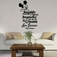 thumbnail image 2 of Laughter Is Timeless Imagination Has No Age And Dreams Are Forever - Walt Disney Quote Vinyl Wall Decal Wall Sticker For Home Room Mickey Winks Nursery Play Room Wall Decoration Size (18x20 inch), 2 of 3