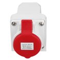 thumbnail image 2 of Conector Industrial TICFOX IP44 Impermeable A Prueba De Polvo 4 Núcleos 16A 3P+E 380-415V, 2 of 7