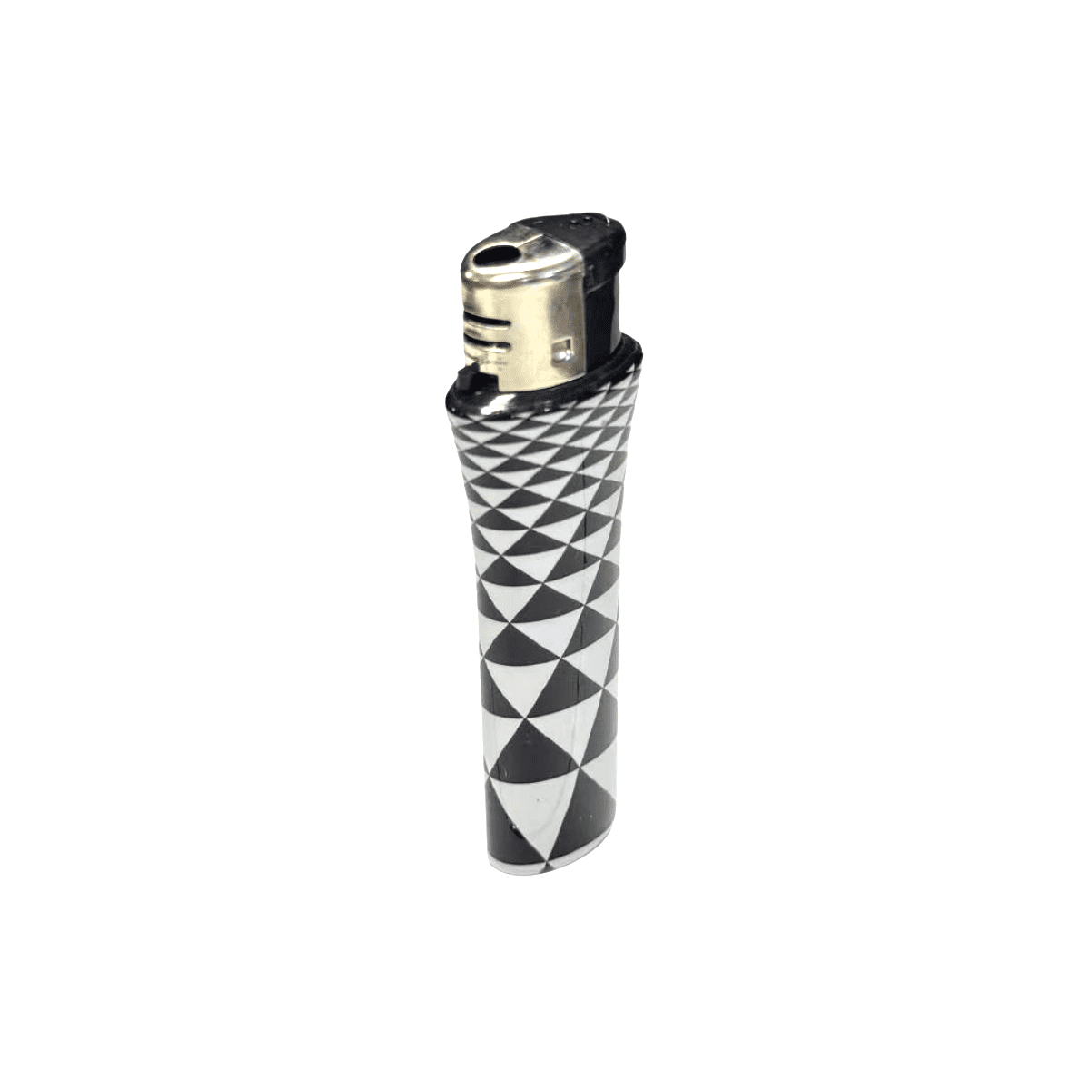 50PACK Disposable Classic Cigarette Butane Lighters Black and white gingham gift for man’s Birthday  Christmas
