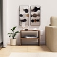 thumbnail image 3 of MORU Mesa Auxiliar POP Latte, Mesita de noche, mesa lateral para sala, mesa auxiliar con estantes, mesa auxiliar de lámpara, mesa de sala o recamara, es ideal para tu hogar u oficina MORU Pop Café, Moderno Minimalista, 3 of 9