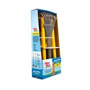 Four Paws Wee-Wee Dog Poop Rake, Spade & Pan, Black Metal & Wood Pooper Scooper Set, SM