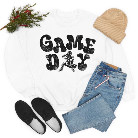 Game Day Baseball Catcher Women's Vintage Unisex Pullover Novelty Retro Sweatshirt