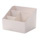 thumbnail image 1 of Organizador transparente de brochas de maquillaje, vitrina de cosméticos con compartimentos, caja de almacenamiento de escritorio, 1 of 5