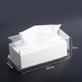 thumbnail image 2 of BRIGHTFUFU 1Set Tissue Box Clear Toilet Paper Container Acrylic Rectangular For Home Use, 2 of 8