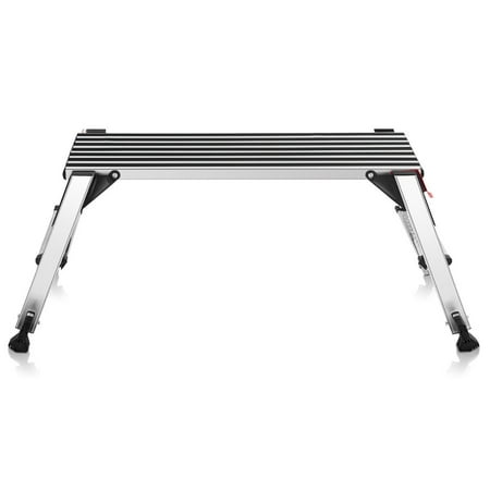 330lbs Aluminum Step Stool Folding Bench Work Platform Non 