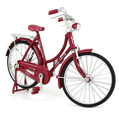 

Hadanceo Metal Bicycle Collection Collectable Birthday Gifts Metal Bicycle Collection Stand Stable Useful for Living Room