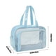 thumbnail image 4 of Fiudx Bolsa de Playa de Malla, Diseño Impermeable y a Prueba de Arena, Separación de Humedad y Humedad, Gran Capacidad para Toallas y Zapatos, Bolsa de Viaje para Piscina, Ligera y Plegable, Tamaño 3, 4 of 7