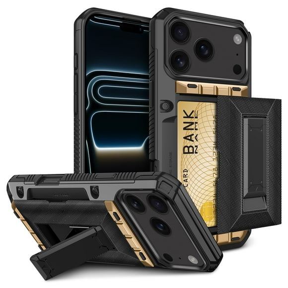 Funda Porta Tarjetas Resistente YEBOLU para iPhone 17 Pro Max 6.9"