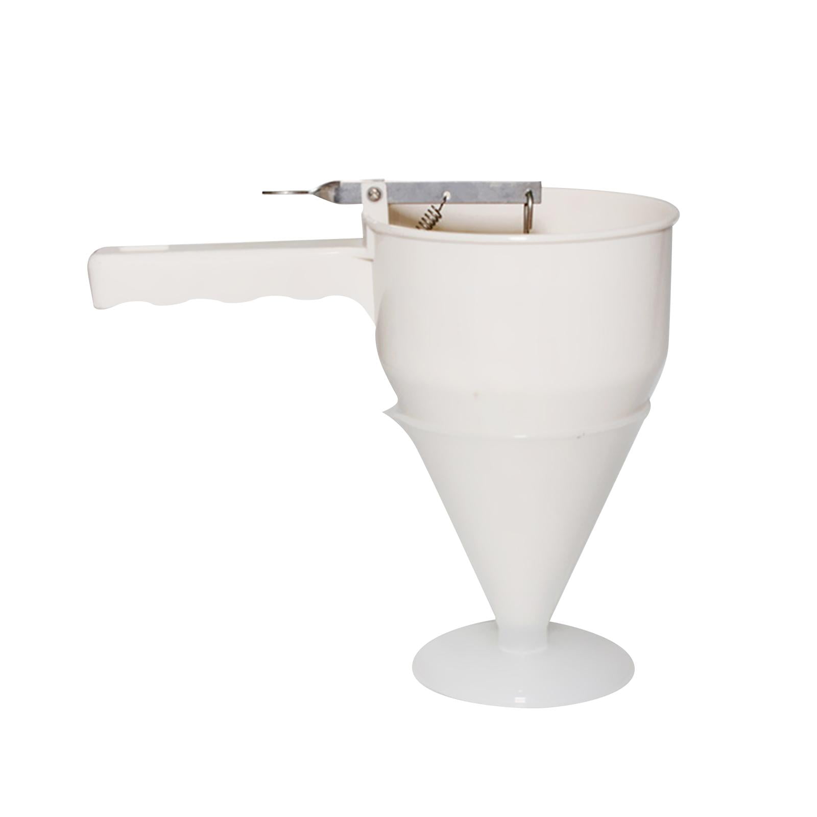 Classic Cuisine Pancake Batter Gourmet Stainless-Steel Pourer-Perfect For Baking Cupcakes, Waffles, Cakes, And Muffins-No Drip Dispenser, 4.25" X