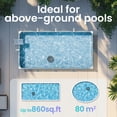 thumbnail image 3 of Aiper Scuba 800W Cordless Robotic Pool Cleaner for Above Ground Pools, 3 of 10
