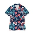 thumbnail image 5 of QUNYINEY Short Sleeve Women's Button Down Shirts Casual Collared Hawaiian Tops Loose Summer Beach Women Tops, 5 of 6
