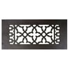 Acorn Manufacturing Gl1g 4" X 10" Cast Iron Decorative Register - Black