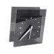 thumbnail image 5 of Reloj de mesa silencioso, único, moderno, elegante, minimalista y compacto para la decoración del hogar. Negro claro, 5 of 9