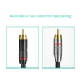 thumbnail image 6 of 3RCA Cable 3RCA Male To 3RCA Male Stereos Sound Interconnects Cable Cord for Home Theater Amplifiers Soundbox, 6 of 10